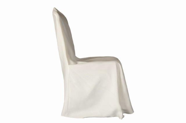 Classic Solid Ivory chair cover